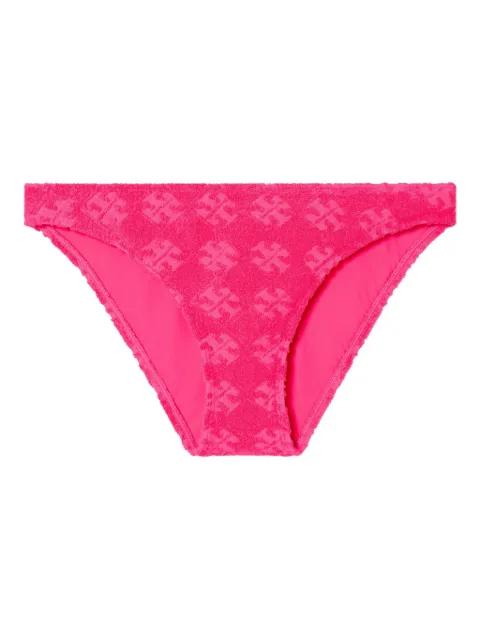 terry-cloth bikini bottoms by TORY BURCH