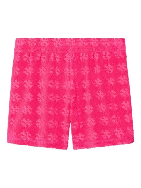 terry jacquard shorts by TORY BURCH