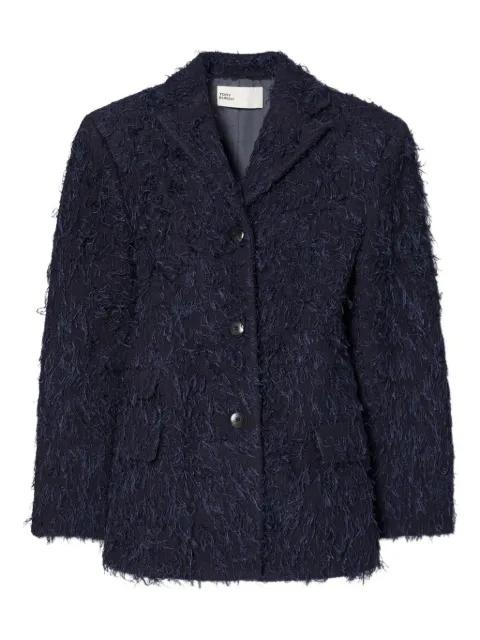 textured wool blazer by TORY BURCH