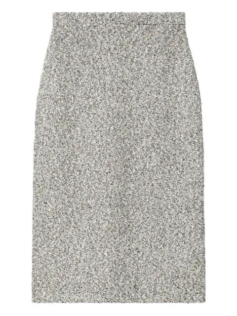 tweed midi skirt by TORY BURCH