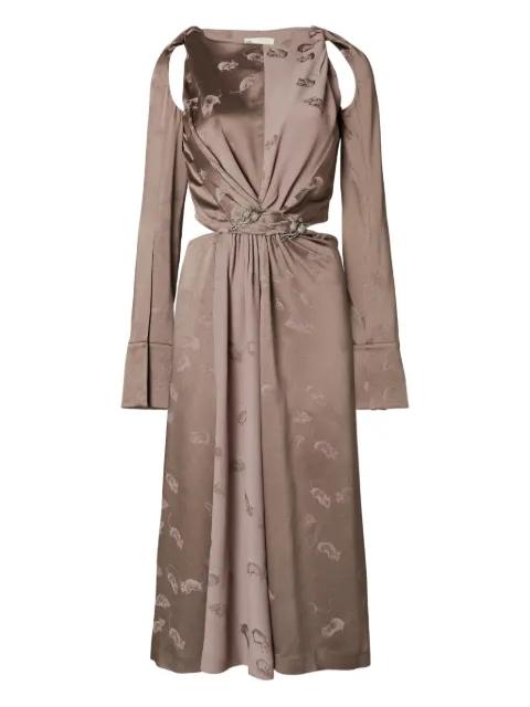 twisted cutout dress by TORY BURCH