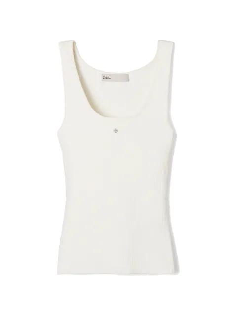 viscose knit tank top by TORY BURCH