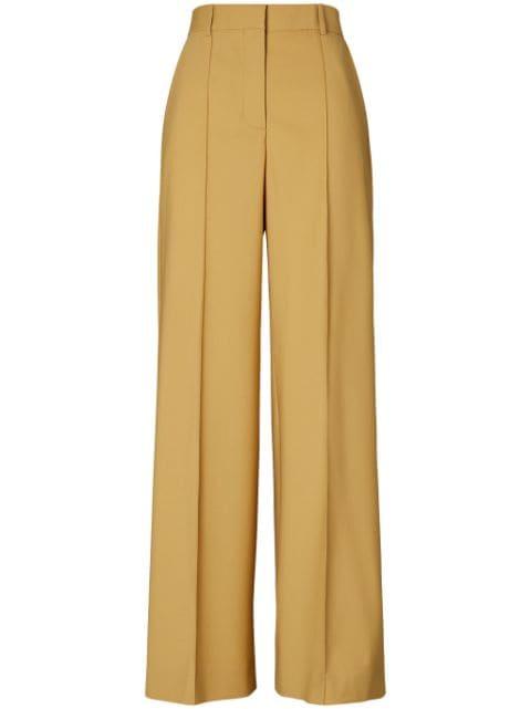 wide-leg wool trousers by TORY BURCH