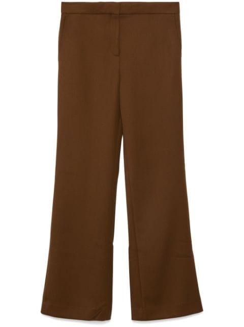 wool twill trousers by TORY BURCH