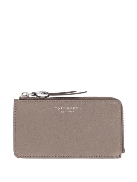 zip leather cardholder by TORY BURCH