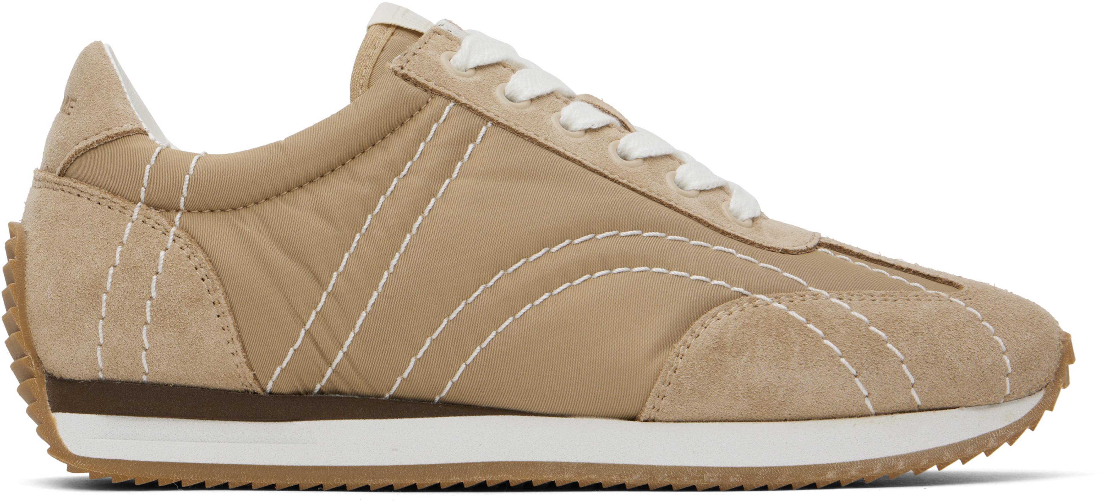 Beige Sport Sneakers by TOTEME