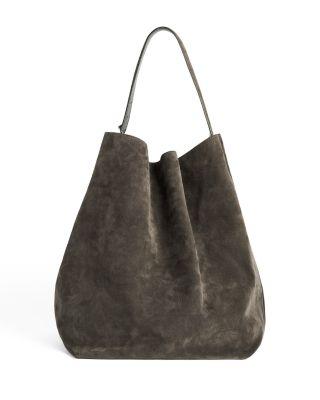 Belted Suede Tote by TOTEME