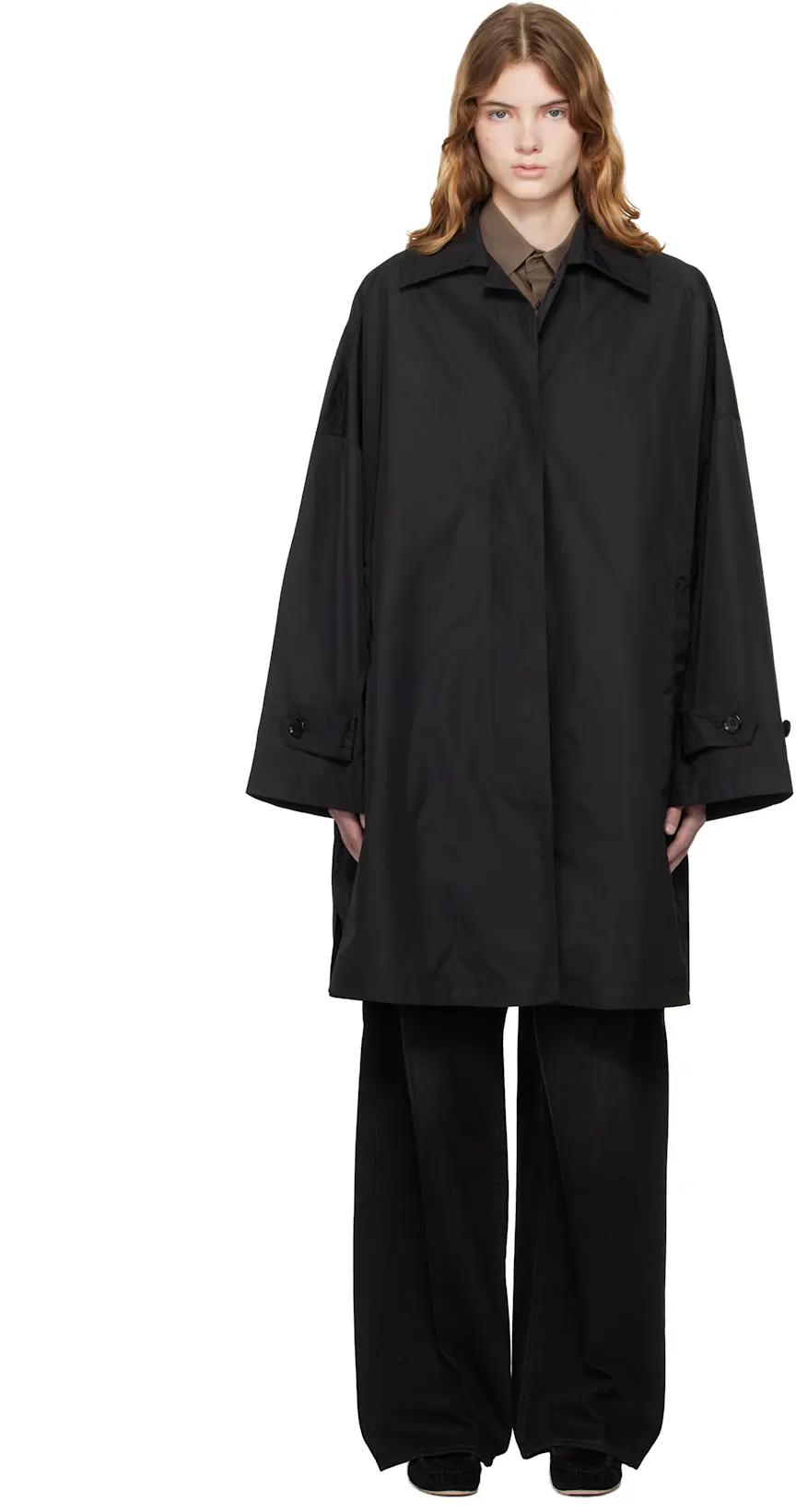 Black Car Trench Coat by TOTEME