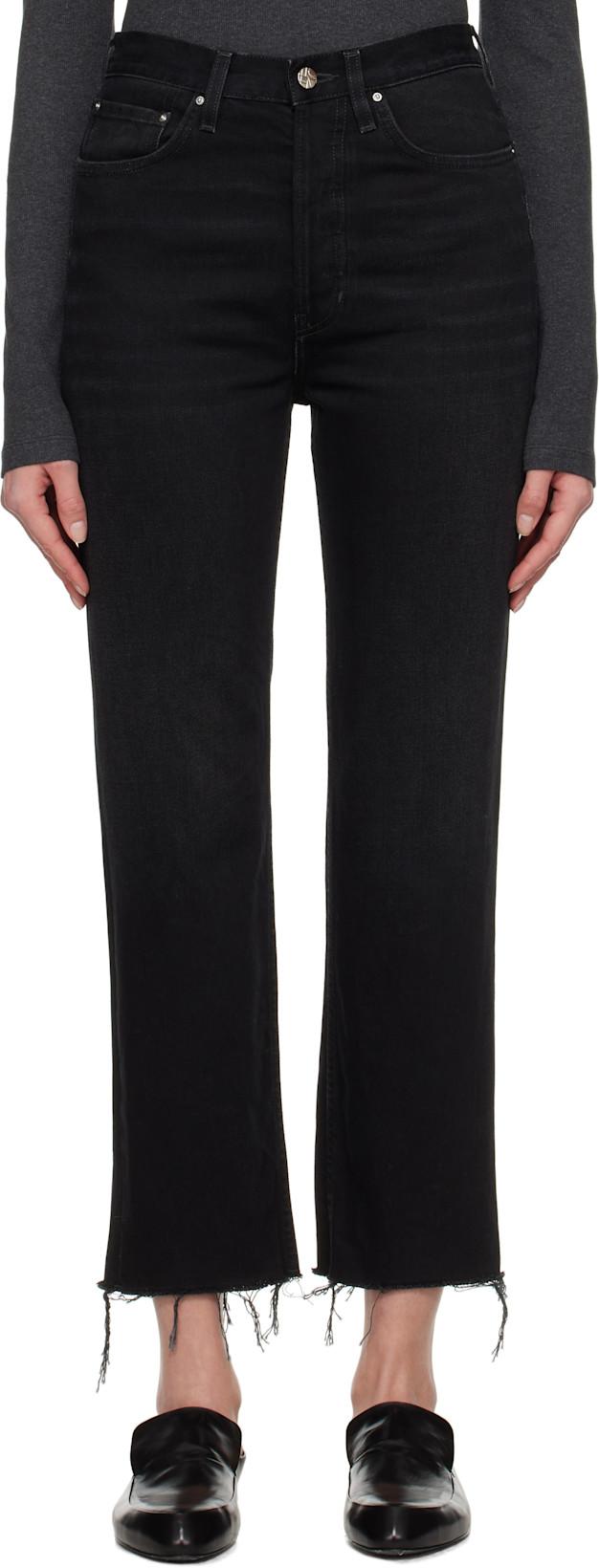 Black Classic Cut Jeans by TOTEME