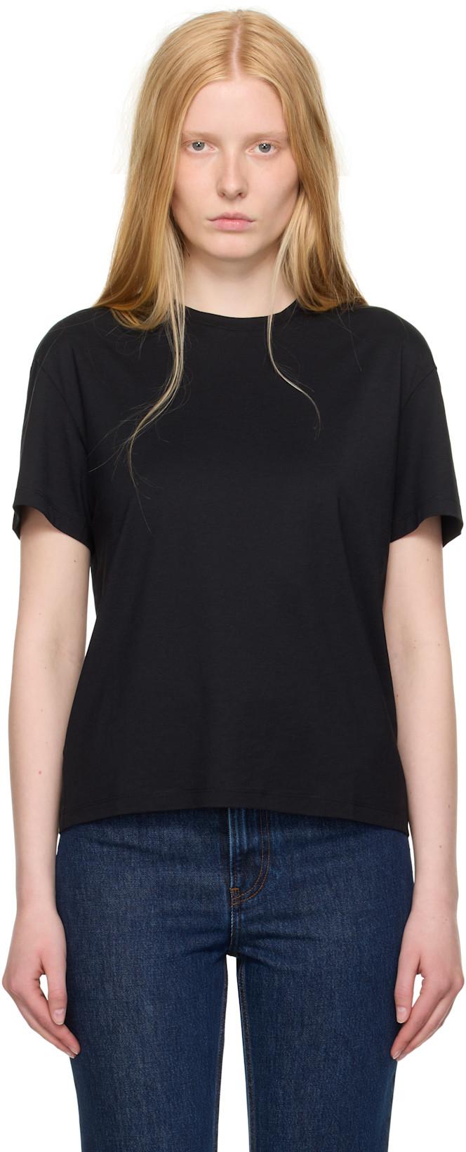 Black Classic T-shirt by TOTEME