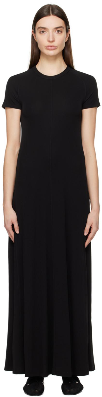 Black Fluid Maxi Dress by TOTEME