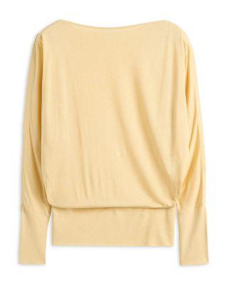 Boat Neck Jersey Top by TOTEME