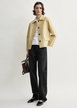 Bonded leather jacket chai by TOTEME Bonded leather jacket chai by TOTEME