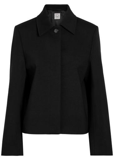 Boxy twill jacket by TOTEME