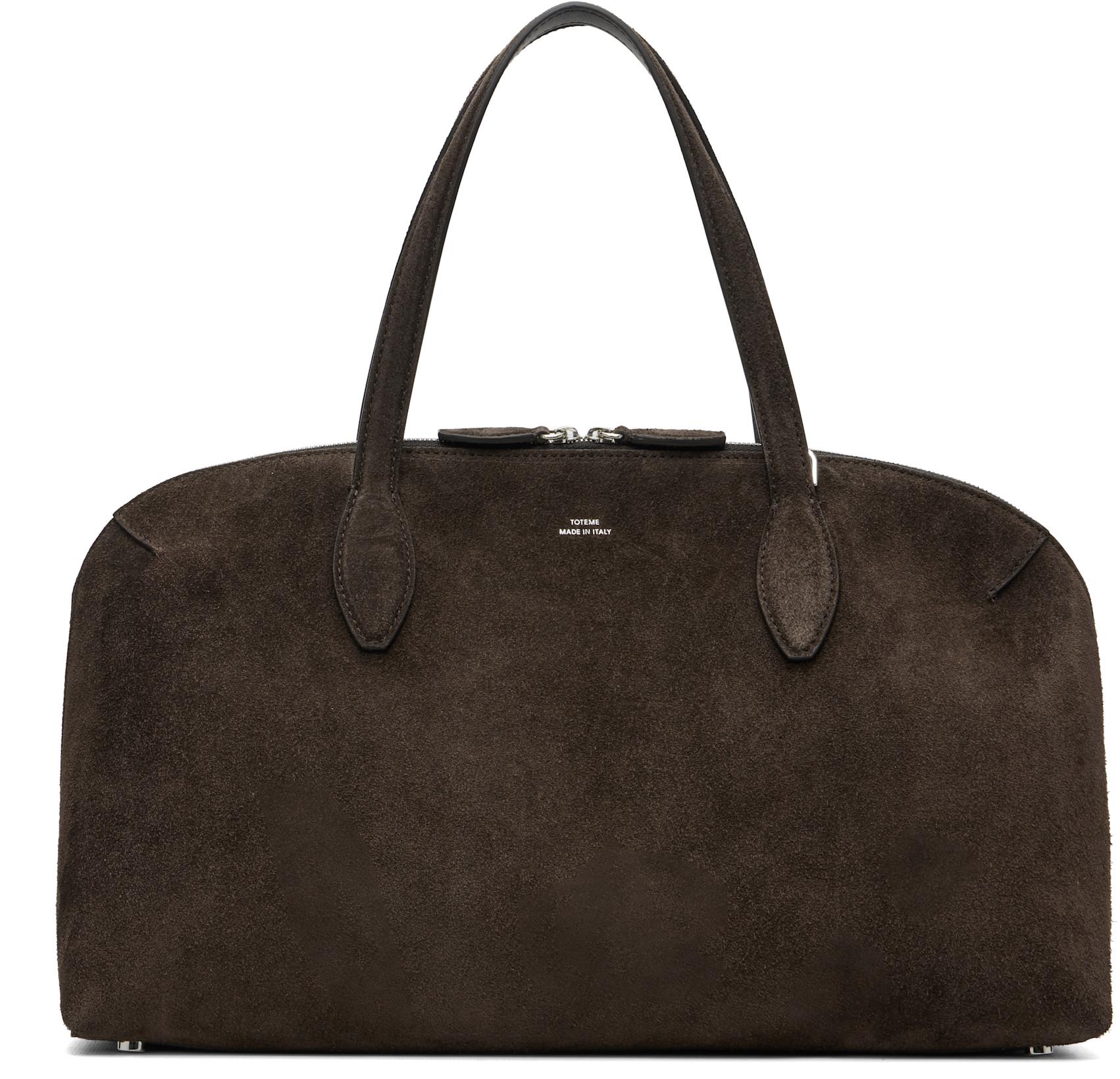 Brown Medium Suede Day Tote by TOTEME