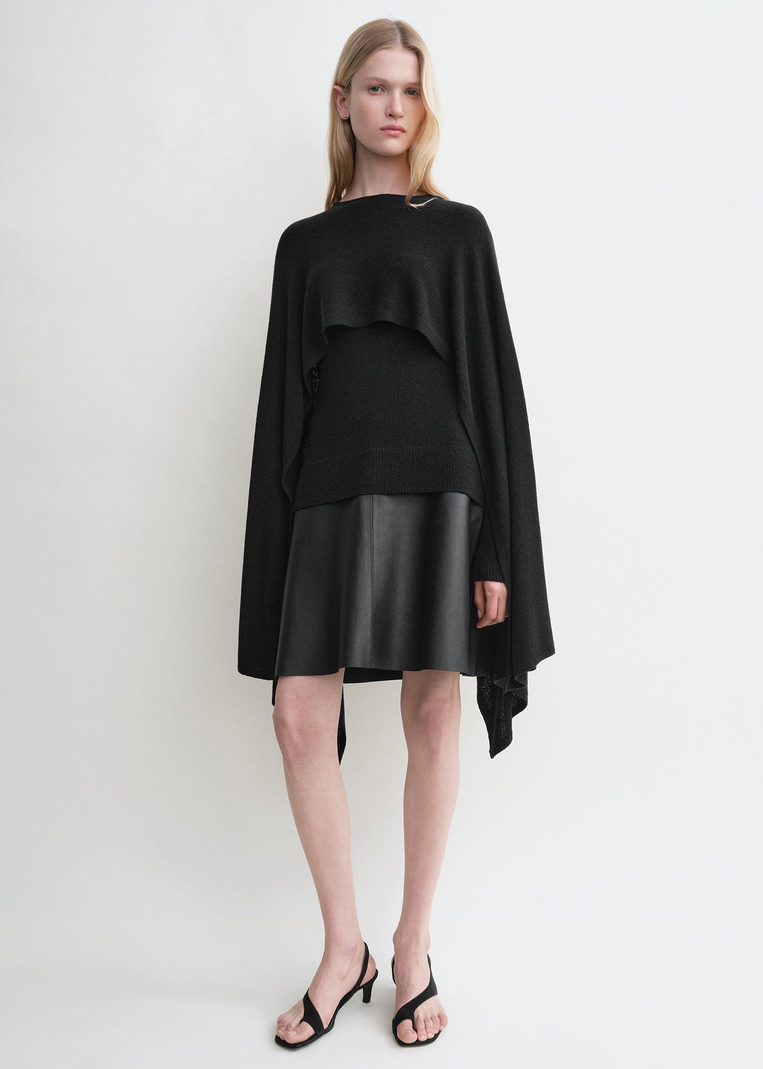 Cape knit black by TOTEME
