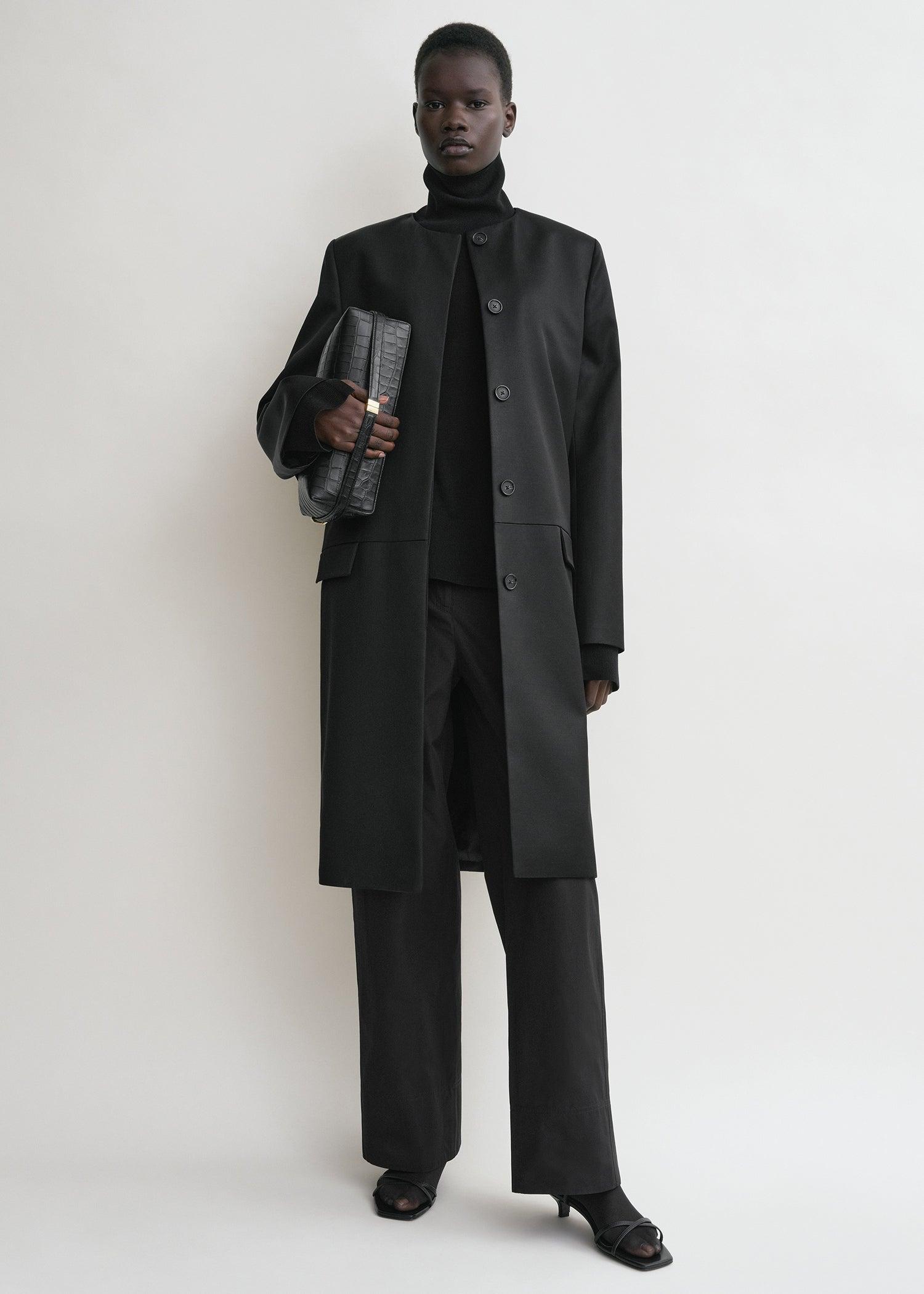 Chintz coat black by TOTEME