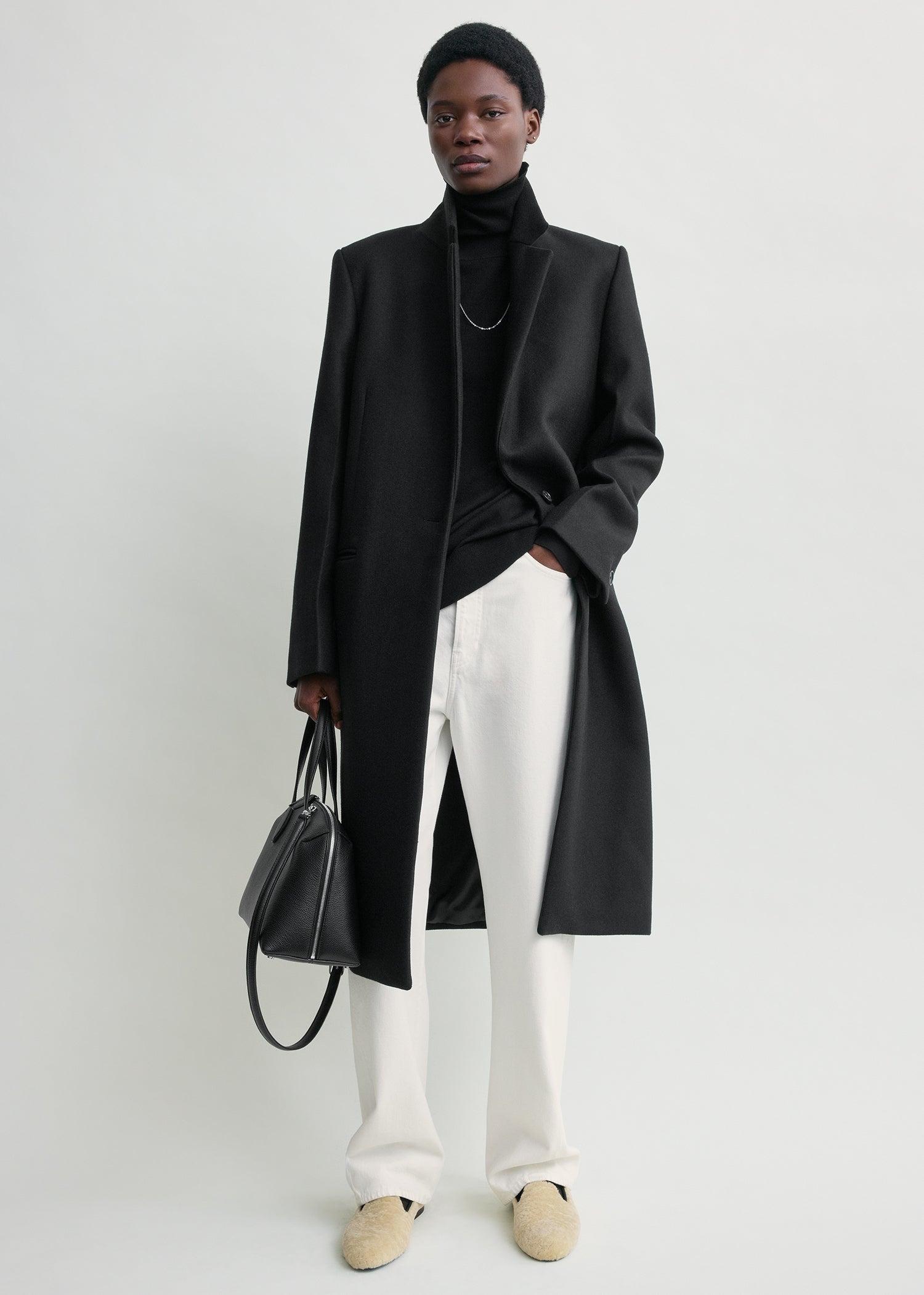 Classic winter coat black by TOTEME