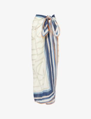 Collector Monogram Cotton-Blend Sarong by TOTEME