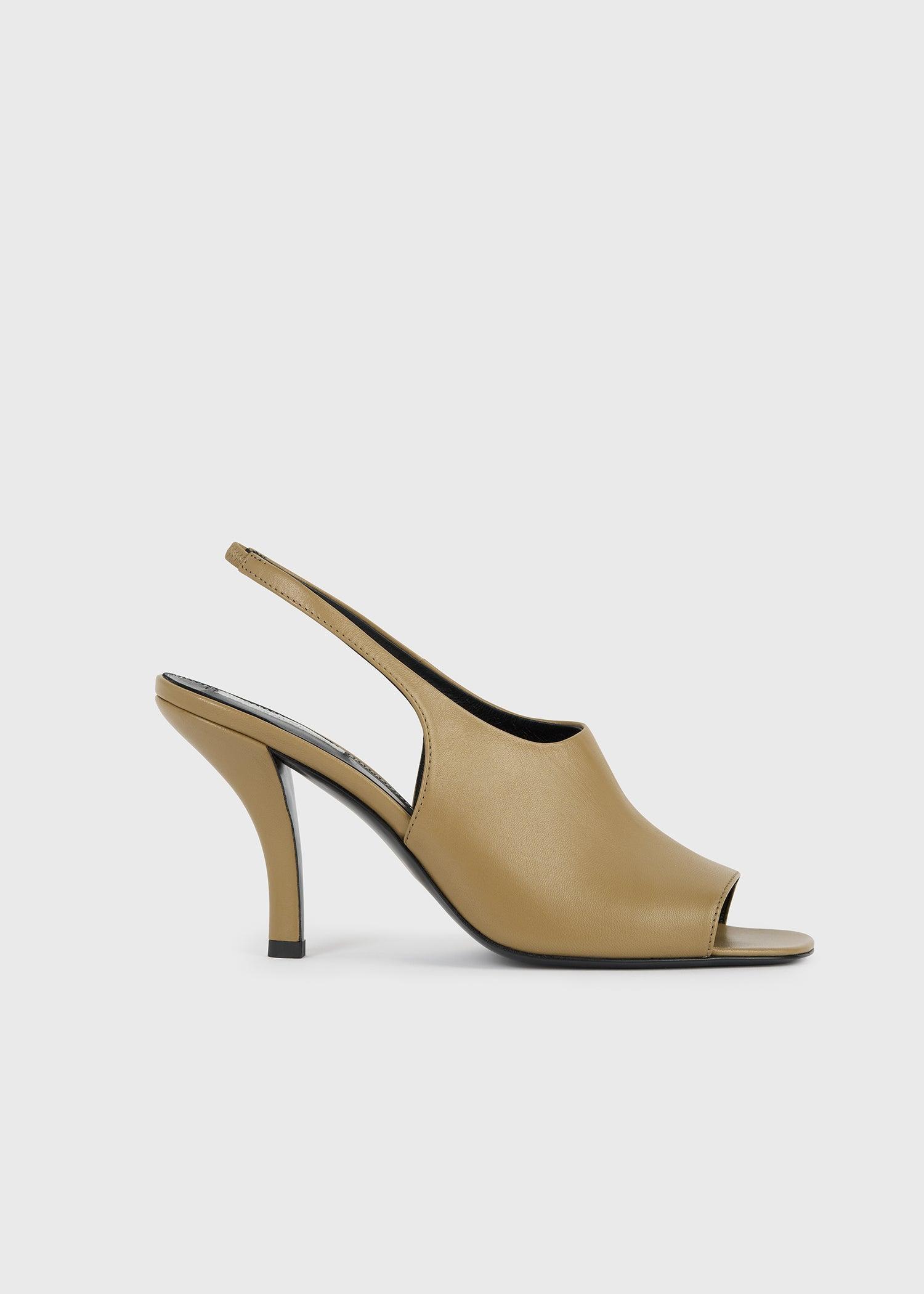 Contour nappa slingbacks desert by TOTEME