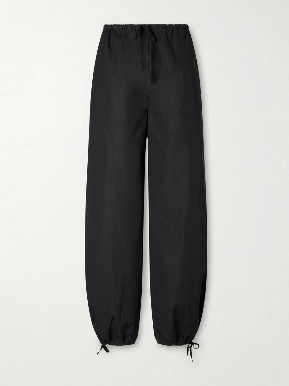 Cotton wide-leg cotton pants by TOTEME