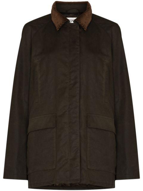Country elbow-patch detail jacket by TOTEME