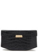 Crocodile-embossed leather shoulder bag by TOTEME Crocodile-embossed leather shoulder bag by TOTEME