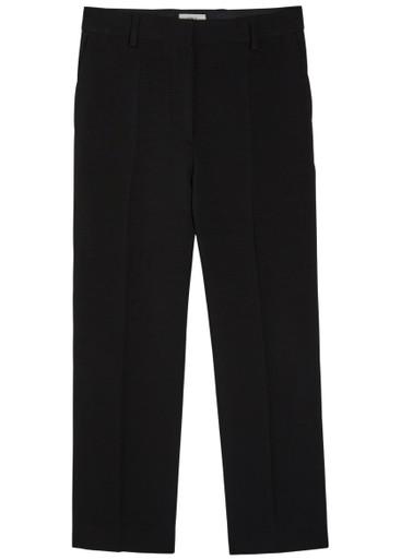 Cropped straight-leg trousers by TOTEME