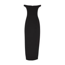 Curved off-shoulder dress by TOTEME