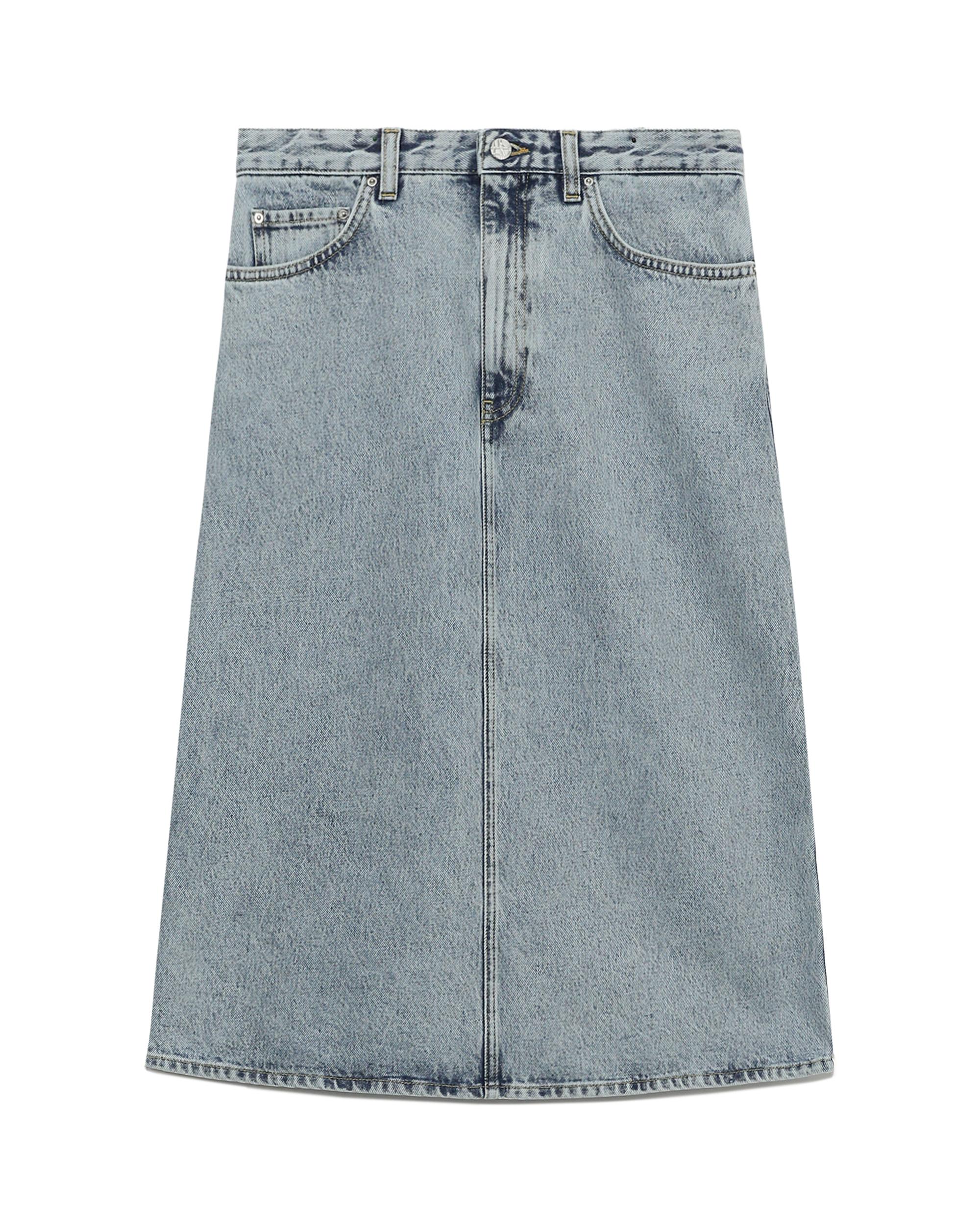 Denim midi skirt by TOTEME