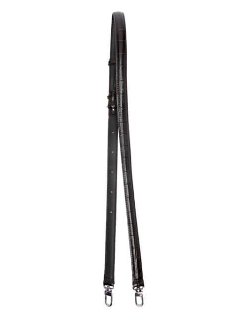Double Clasp leather belt by TOTEME