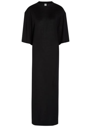 Fine-knit wool maxi tee dress by TOTEME