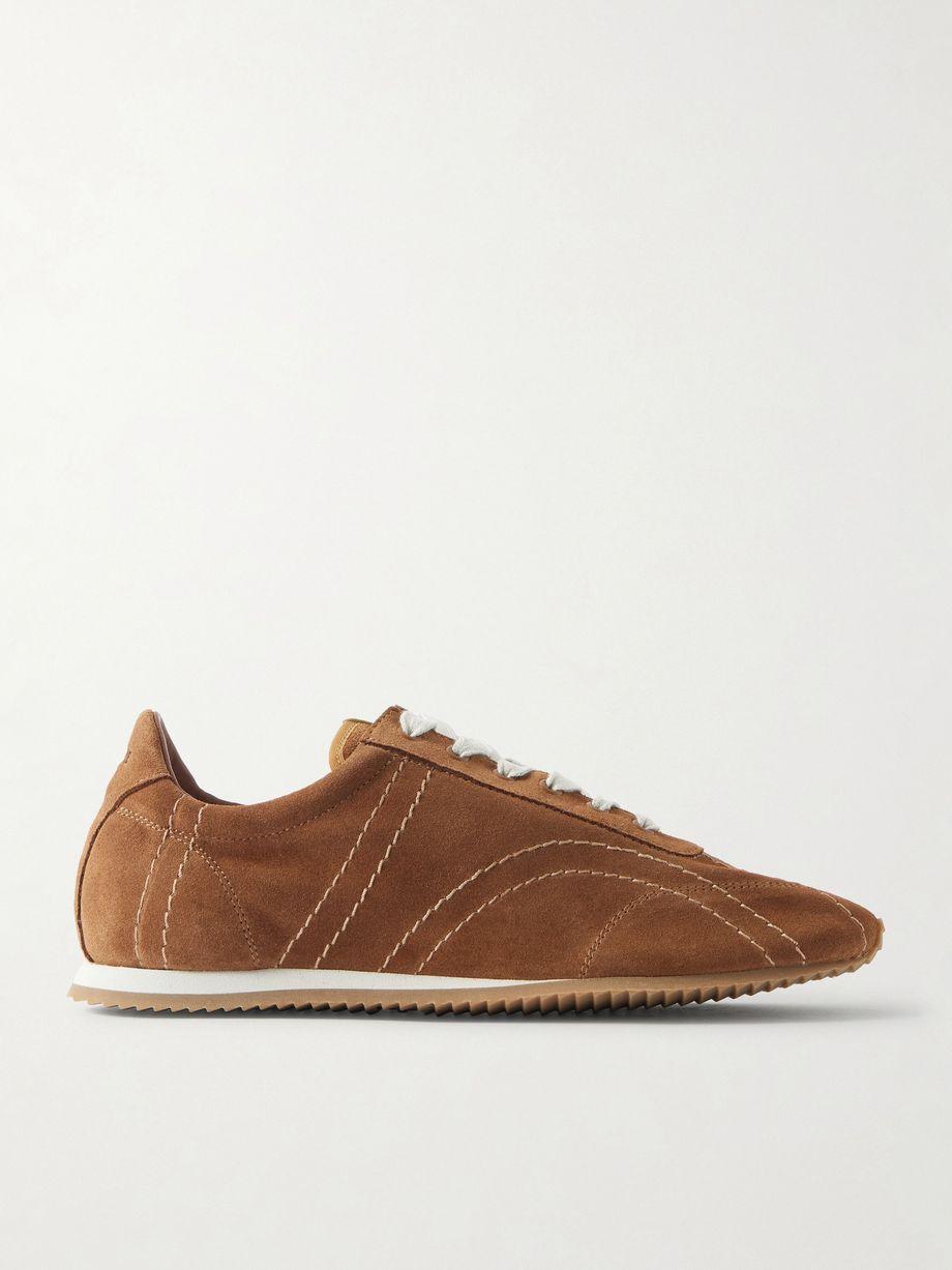 Flex suede sneakers by TOTEME