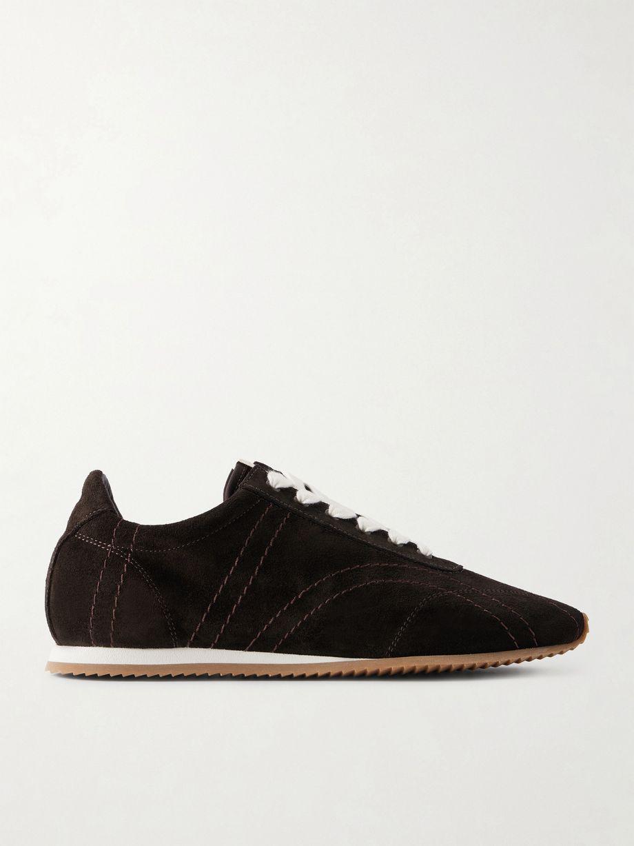 Flex suede sneakers by TOTEME