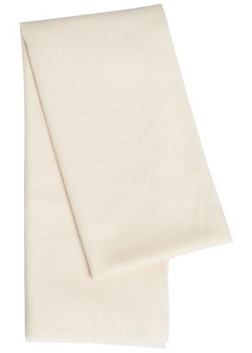 Frayed wool scarf by TOTEME