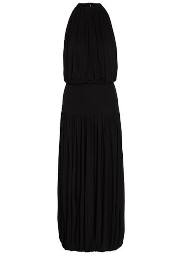 Gathered jersey maxi dress by TOTEME