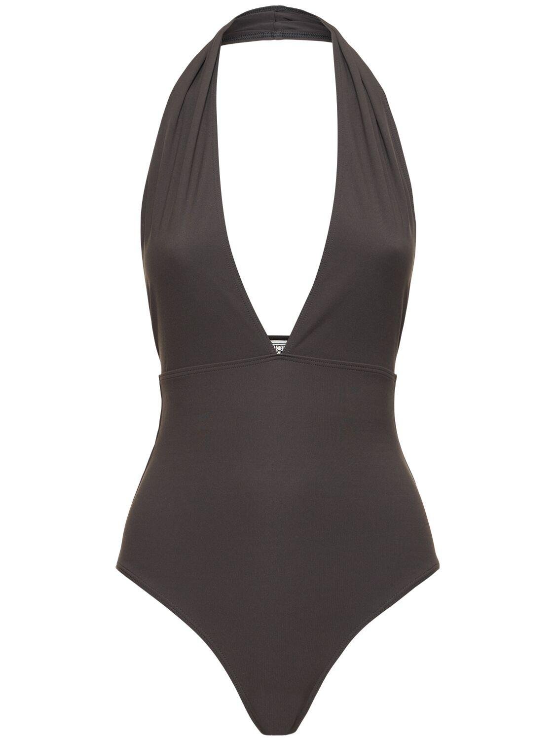 Halter Neck One Piece Swimsuit by TOTEME
