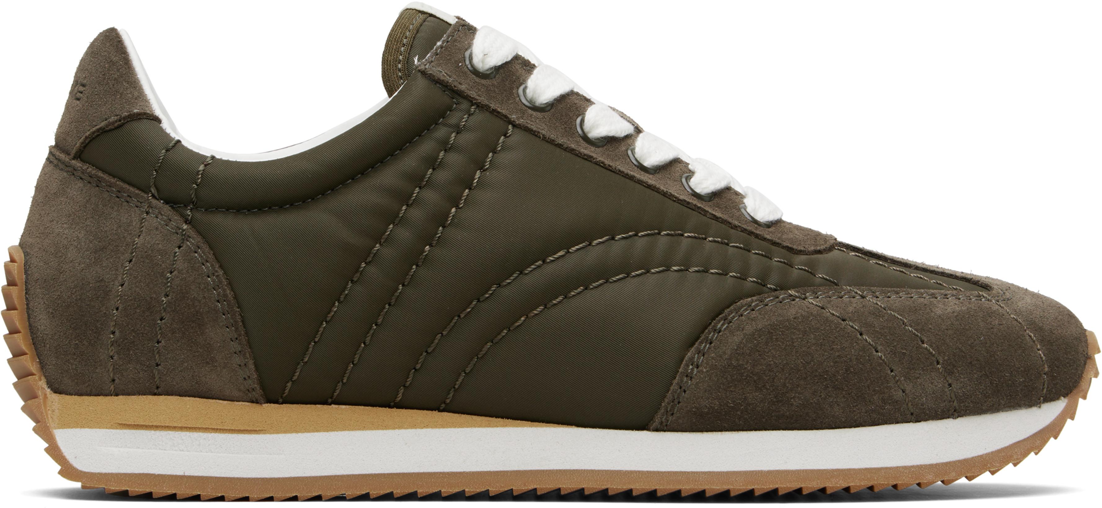 Khaki Sport Sneakers by TOTEME