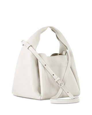 Leather Bucket Bag by TOTEME