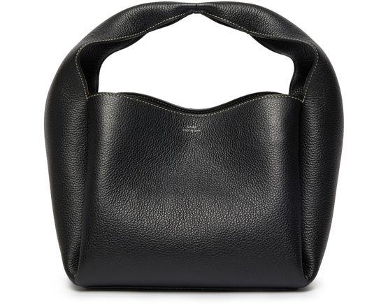 Leather bucket bag by TOTEME