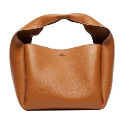 Leather bucket bag by TOTEME