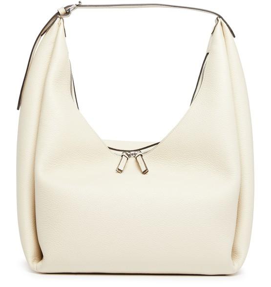 Leather shoulder bag by TOTEME