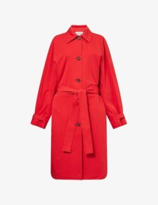 Light Spring Belted Cotton-Poplin Trench Coat by TOTEME