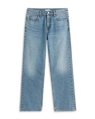 Low Rise Straight Jeans in True Vintage by TOTEME