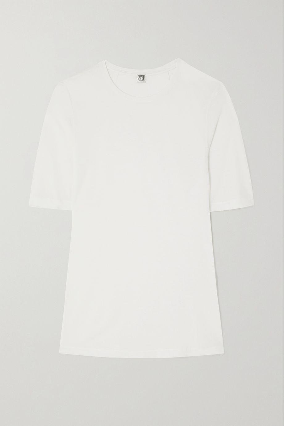 Modal and cashmere-blend T-shirt by TOTEME