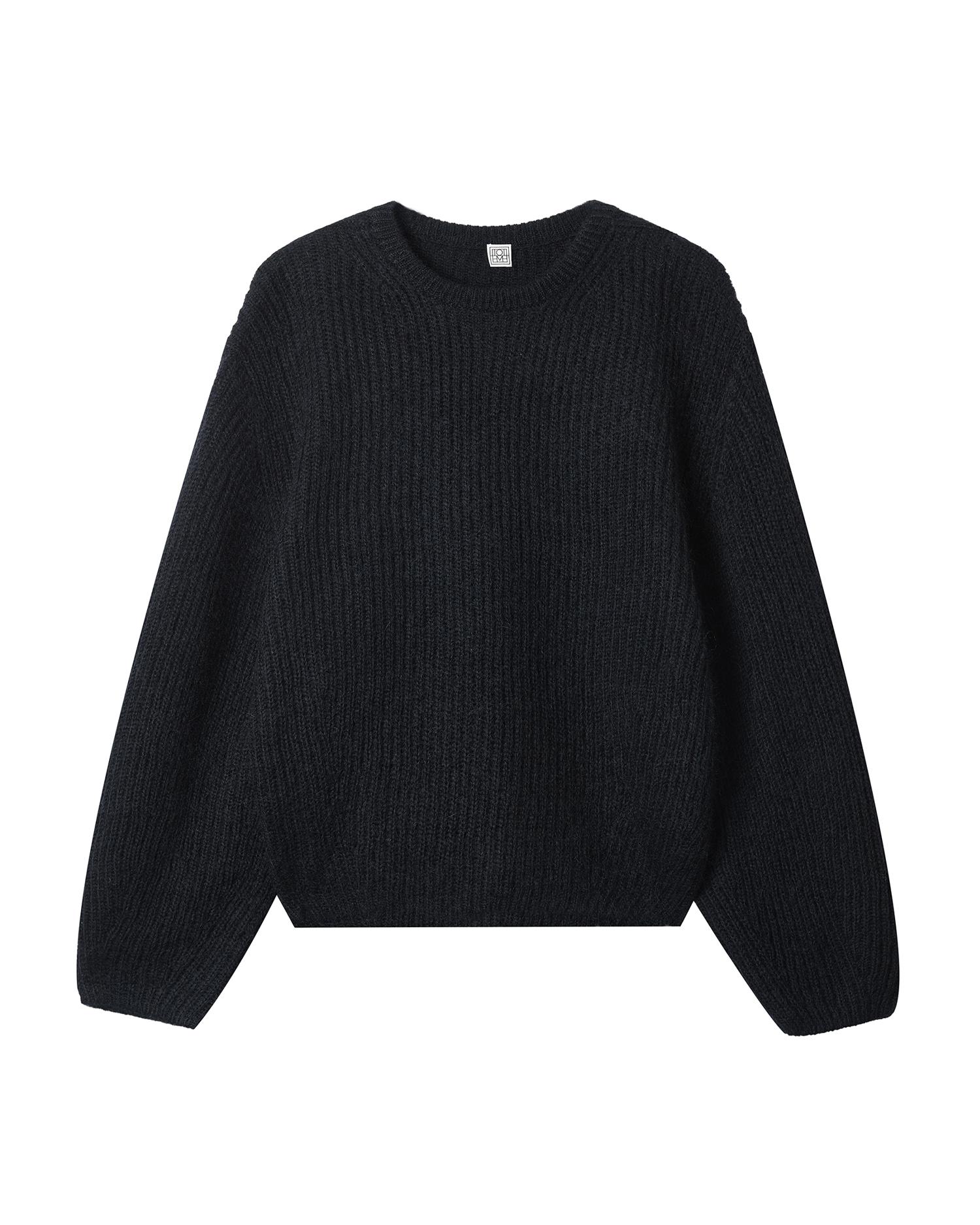 Mohair blend rib knit by TOTEME