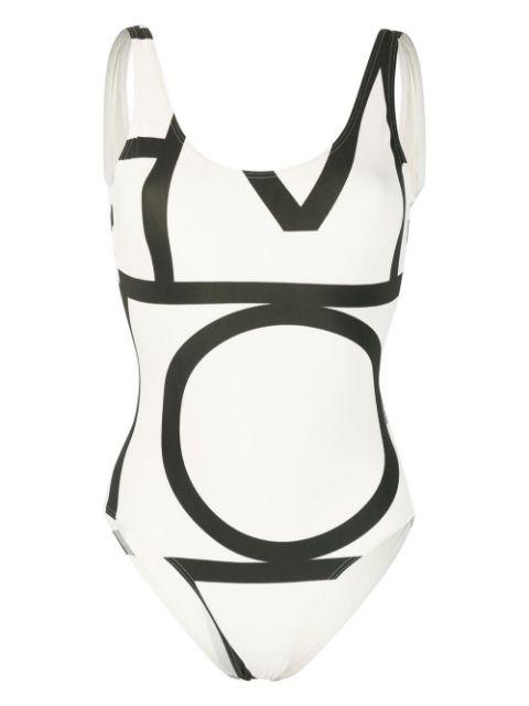 Monogram one-piece swimsuit by TOTEME