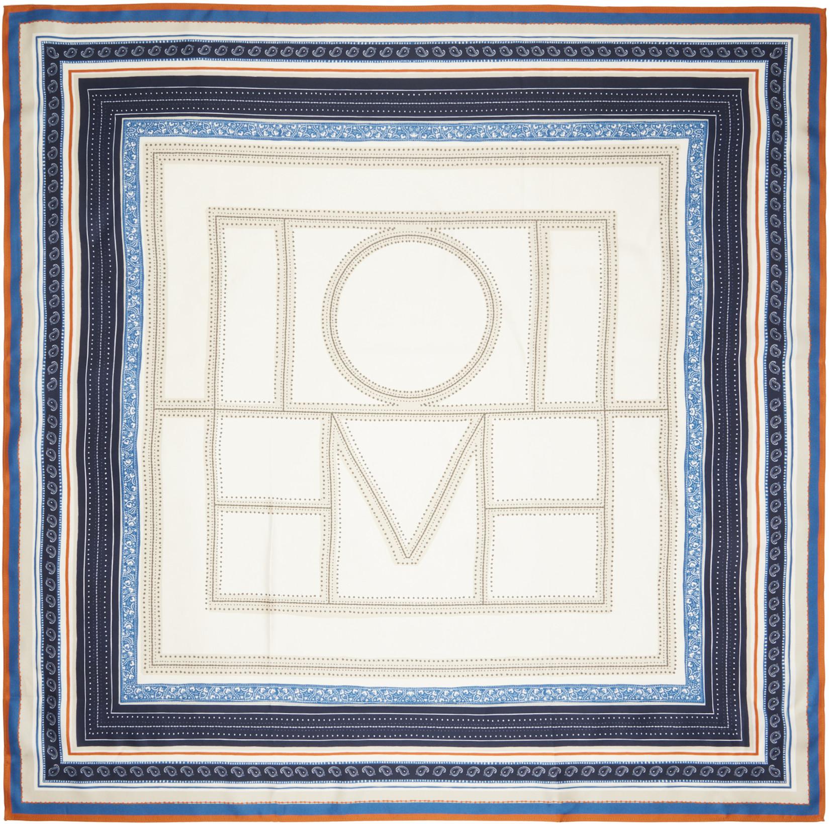 Multicolor Collector Scarf by TOTEME