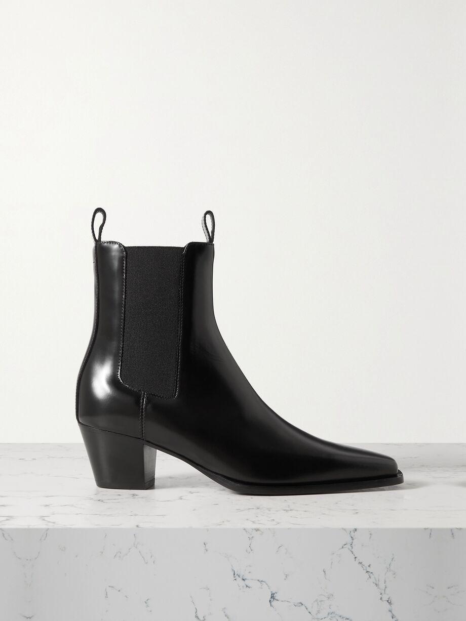 + NET SUSTAIN The City leather ankle boots by TOTEME