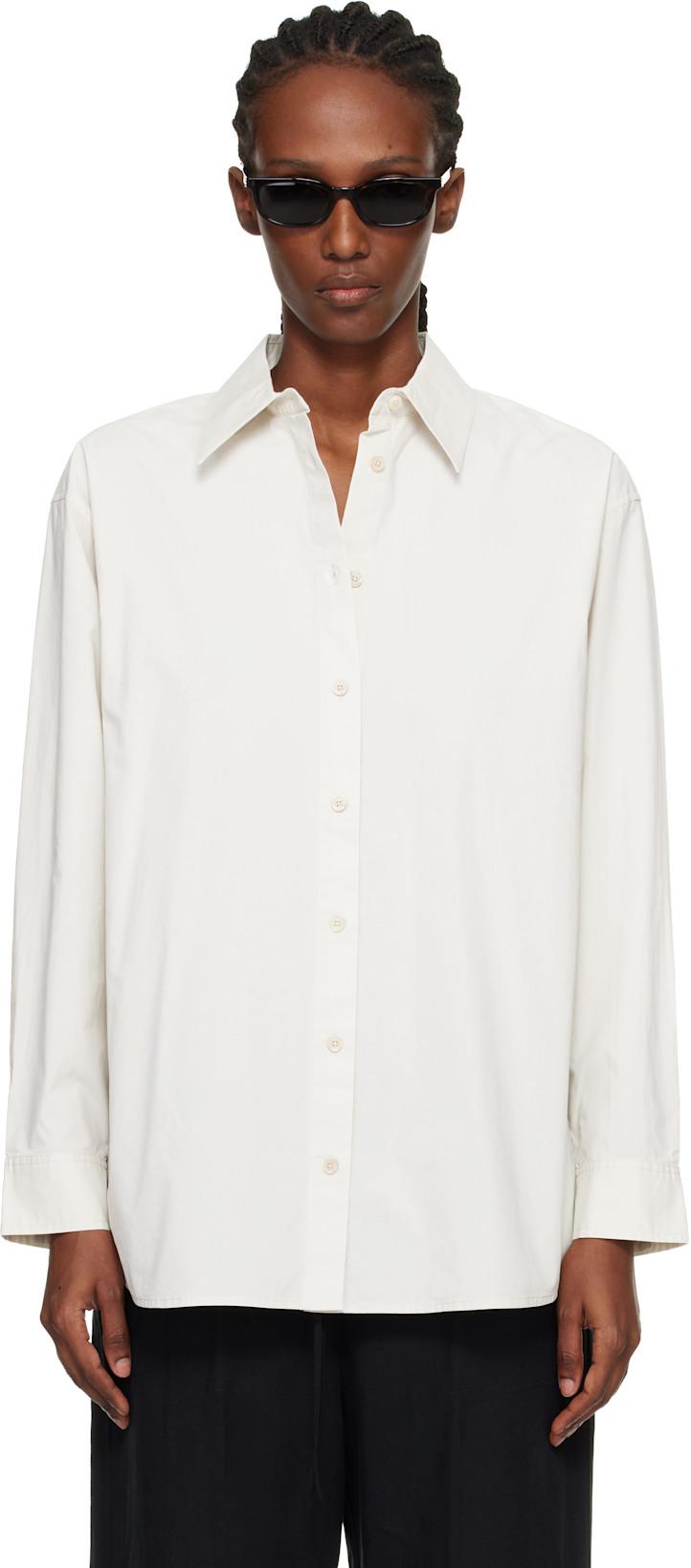 Off-White Classic Tumbled Shirt by TOTEME